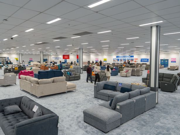 Inside 80,000 sq ft Showroom